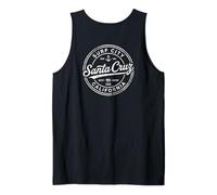 Vintage Santa Cruz Surf City California Costa Oeste Retro Camiseta sin Mangas