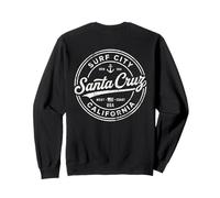 Vintage Santa Cruz Surf City California Costa Oeste Retro Sudadera