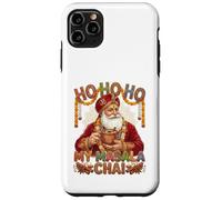 Vintage Santa Drinking Masala Chai Christmas India Men Women Carcasa para iPhone 11 Pro MAX