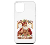 Vintage Santa Drinking Masala Chai Christmas India Men Women Carcasa para iPhone 12/12 Pro