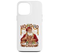 Vintage Santa Drinking Masala Chai Christmas India Men Women Carcasa para iPhone 13 Pro MAX