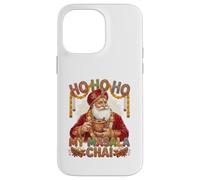 Vintage Santa Drinking Masala Chai Christmas India Men Women Carcasa para iPhone 14 Pro MAX