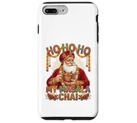 Vintage Santa Drinking Masala Chai Christmas India Men Women Carcasa para iPhone 7 Plus/8 Plus