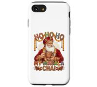 Vintage Santa Drinking Masala Chai Christmas India Men Women Carcasa para iPhone SE (2020) / 7/8