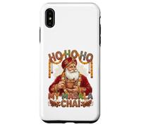 Vintage Santa Drinking Masala Chai Christmas India Men Women Carcasa para iPhone XS MAX