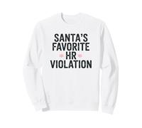 Vintage Sarcastic Retro HR Violación Navidad Oficina Irónico Sudadera