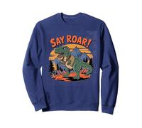 Vintage Say Roar Dinosaur Photographer Tee for Campers Sudadera