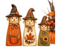 Vintage Scarecrow Resin Scarecrow, Thanksgiving Harvest Table Centerpiece