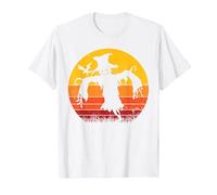 Vintage Scarecrow Shirt Halloween Costume Retro Scarecrow Camiseta, Hombre, Blanco, L