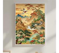 Vintage Scenery 3000 Piece Jigsaw Puzzles for Adults, Colourful, Challenging & Brainteasing Adult Puzzles 3000 Pieces Magpies, Fun jigsaws for The Whole Family 48x32 Inch