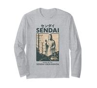 Vintage Sendai Daikannon Japón Turismo Póster Japonés Manga Larga