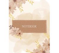Vintage Sepia Botanical Notebook: Large 8.5 x 11 Aesthetic Warm Earth Tones Journal for College and Creative Writing