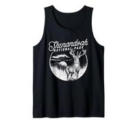 Vintage Shenandoah National Park Retro Stag Camiseta sin Mangas