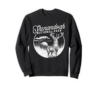 Vintage Shenandoah National Park Retro Stag Sudadera