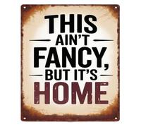 Vintage Short Quote Metal Sign Wall Art 12x8 Inch