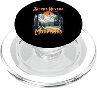 Vintage Sierra Nevada Mountains Souvenir Senderismo PopSockets PopGrip para MagSafe