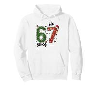 Vintage Six Seven 67 Meme 67 Navidad Vacaciones Mujer Sudadera con Capucha