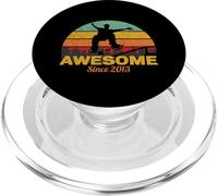 Vintage Skateboarding Awesome Since 2013 PopSockets PopGrip para MagSafe