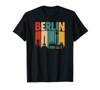 Vintage Skyline Germany Berlin Camiseta