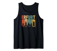 Vintage Skyline Germany-Erfurt Camiseta sin Mangas