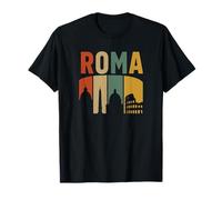 Vintage Skyline Italy-Roma-ROM Camiseta