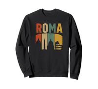 Vintage Skyline Italy-Roma-ROM Sudadera