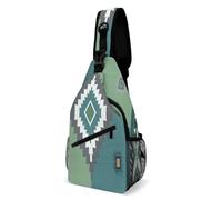 Vintage Sling Bag Nativos Americanos Del Suroeste Étnicos Aztecas Bolso Bandolera Multiusos Mochilas Pequeñas Para Hiking, Colegio, Vida