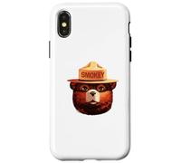 Vintage Smokey Bear Face Logo Carcasa para iPhone X/XS