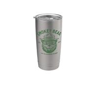 Vintage Smokey Bear Logo Only You Can Prevent Wildfires Vaso térmico de acero inoxidable de doble pared