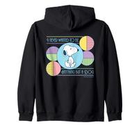 Vintage Snoopy Art Deco Perro Beagle Desafiante Divertido Cita Épica Sudadera con Capucha