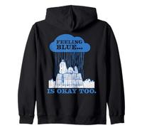 Vintage Snoopy Mal Día Sentirse Azul Triste No Importa lo Que Sea Sudadera con Capucha