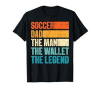 Vintage Soccer Dad The Wallet The Legend Father's Day Camiseta