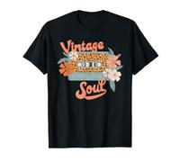 Vintage Soul Cassette Tape Floral Retro Music 70s 80s 90s Camiseta