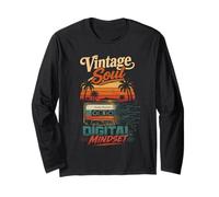 Vintage Soul Digital Mindset Retro Art Manga Larga