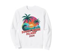 Vintage South Padre Island 2026 Besties Viaje Surf Sudadera