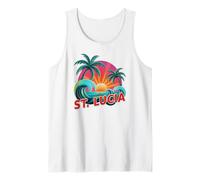 Vintage South Padre Island Besties Viaje Surf Vacaciones Camiseta sin Mangas