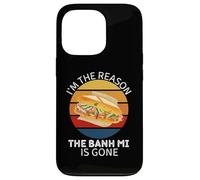 Vintage Soy la razón por la Que Banh Mi se ha ido Amante de la Comida Carcasa para iPhone 13 Pro