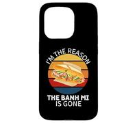 Vintage Soy la razón por la Que Banh Mi se ha ido Amante de la Comida Carcasa para iPhone 15 Pro
