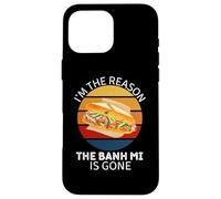 Vintage Soy la razón por la Que Banh Mi se ha ido Amante de la Comida Carcasa para iPhone 16 Pro MAX