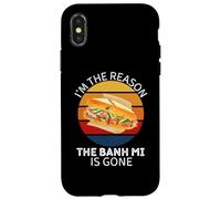 Vintage Soy la razón por la Que Banh Mi se ha ido Amante de la Comida Carcasa para iPhone X/XS