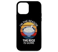 Vintage Soy la razón por la Que el arroz se ha ido Amante de la Comida Carcasa para iPhone 12 Mini