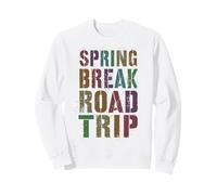 Vintage Spring Break Road Trip Surf Vacaciones Vacaciones Coincidencia Sudadera