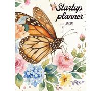 vintage startup planner: Antique Style Entrepreneur Journal with Vision & Strategy Trackers for Business Growth