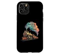 Vintage Steam Train Powered by Steam and Dreams Carcasa para iPhone 11 Pro