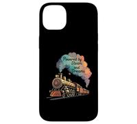 Vintage Steam Train Powered by Steam and Dreams Carcasa para iPhone 14 Plus