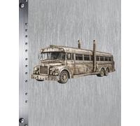 Vintage Steel Bus Notebook: Lined Notebook for Engineers, Mechanics & Retro Vehicle Lovers (110 Pages, 7.5" x 9.25")