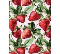 Vintage Strawberries - Grateful Heart: A Journey of Daily Appreciation - Gratitude Journal: 8.5 X 11 inches 150 Pages, 3 entries per page