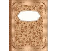 Vintage Style Hardcover Book: 175 Pages for Journaling, Writing, Sketching, Sticker Collections, Studying, and More