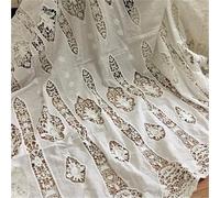 Vintage Style Pure Cotton Crochet Lace Fabric