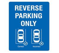 Vintage Style Reverse Parking Sign Metal Decor 12x8 Inch